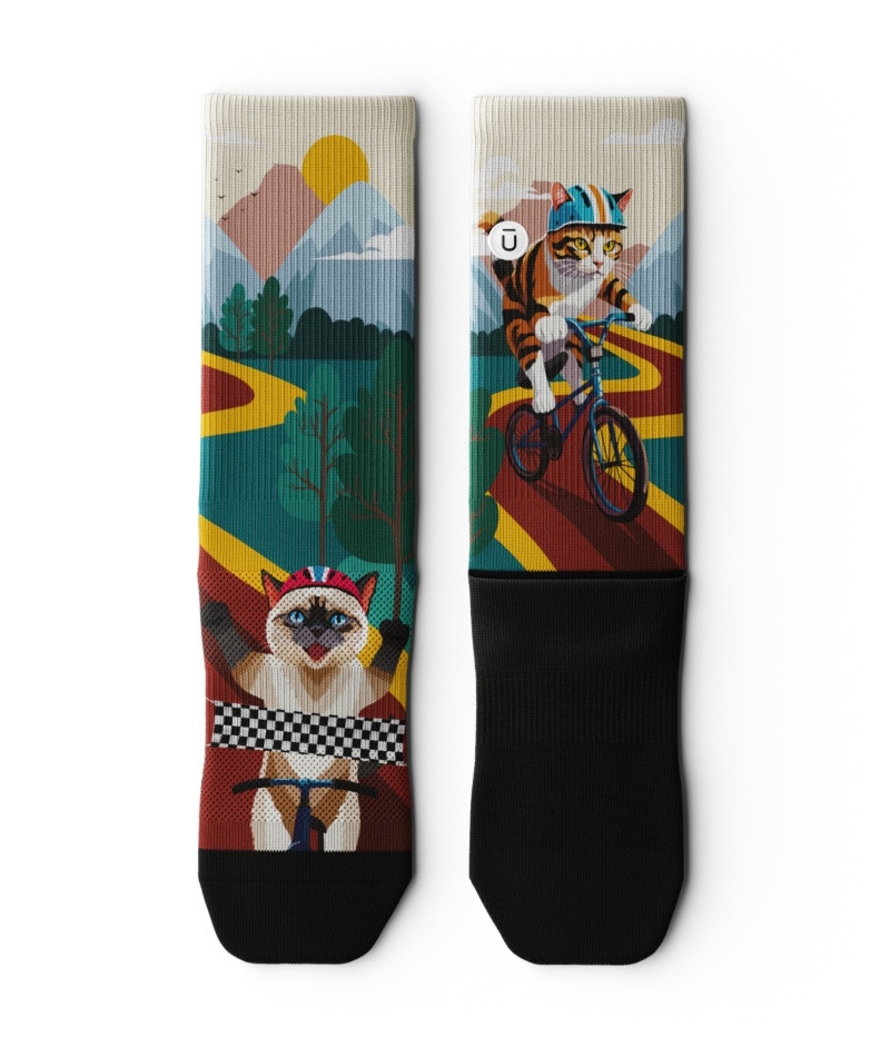 Outway Fast & Furriest Crew Sock - Unisex