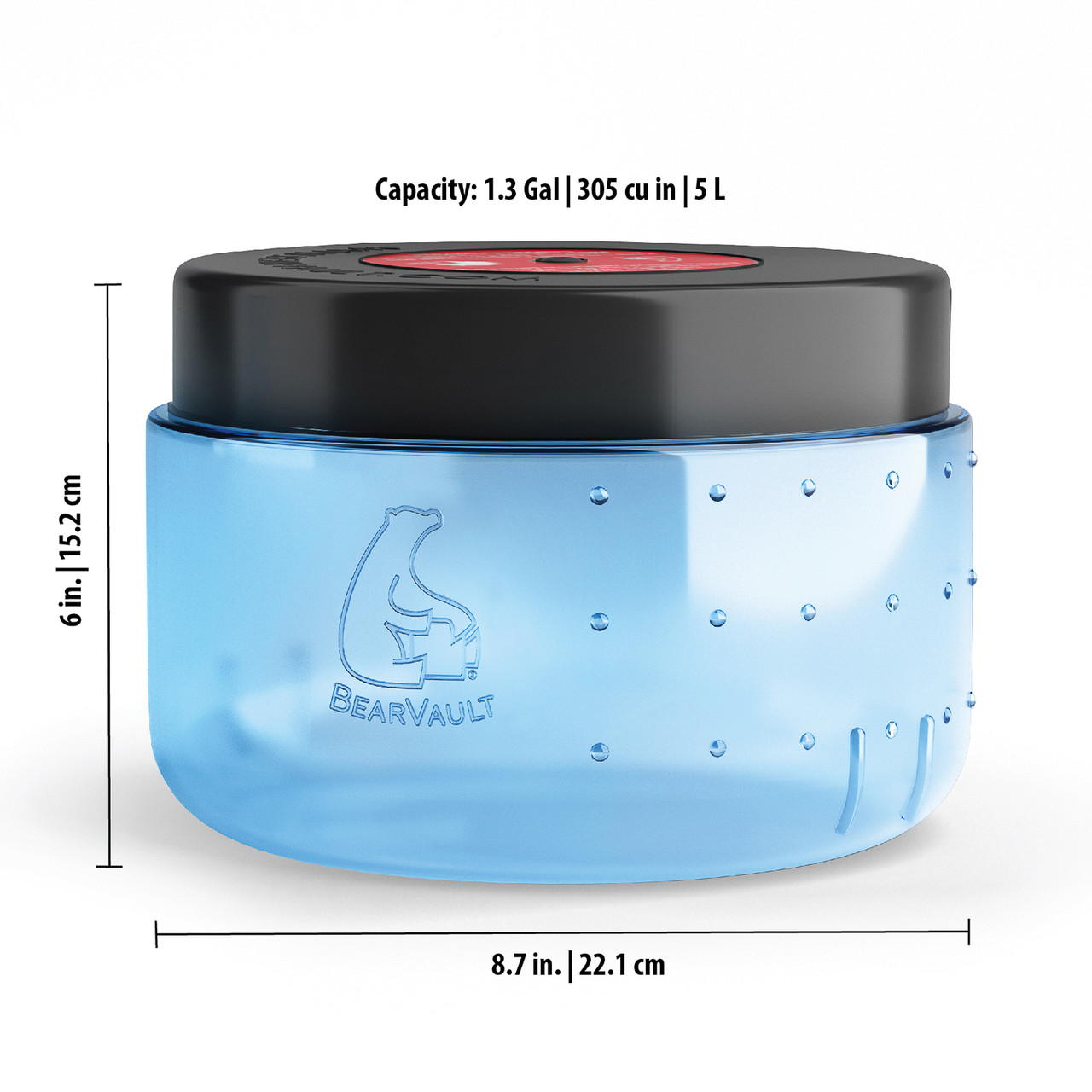 BearVault BV425 Sprint Bear Resistant Food Canister