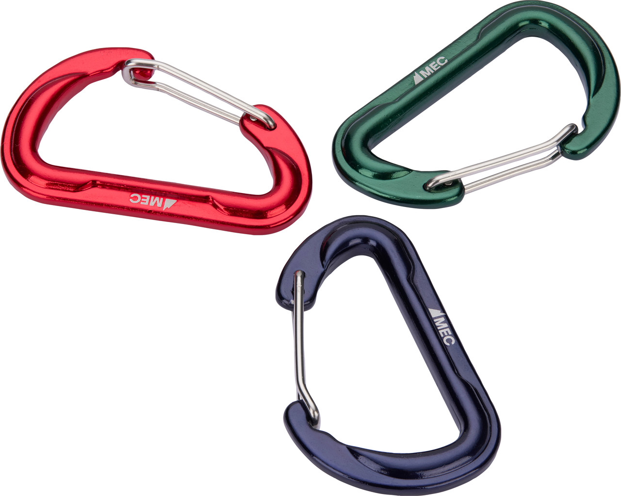 MEC Aluminum Carabiner M 3pk