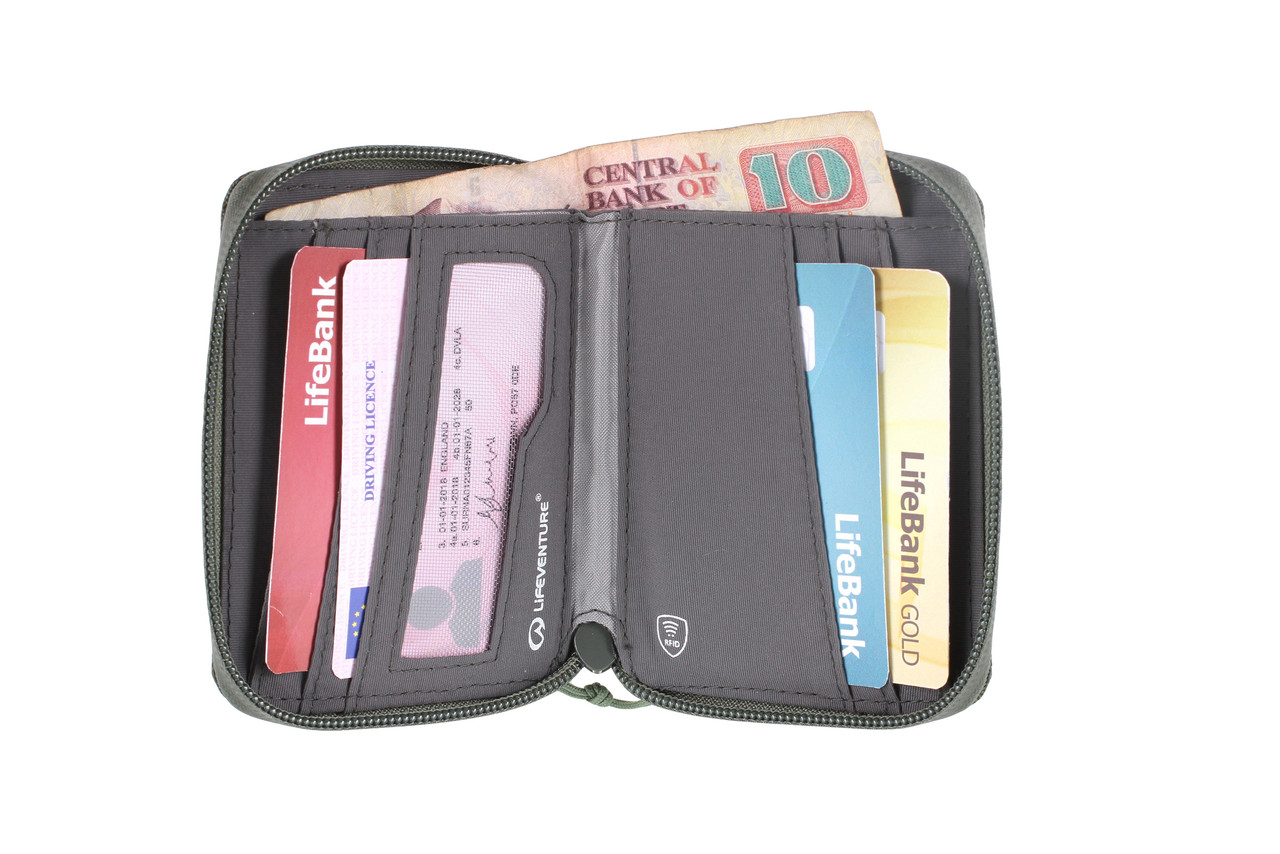Lifeventure RFID Recycled Bi-Fold Wallet - Unisex