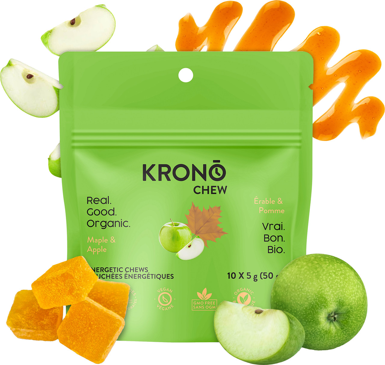 Krono Nutrition Energetic Chews Maple Apple