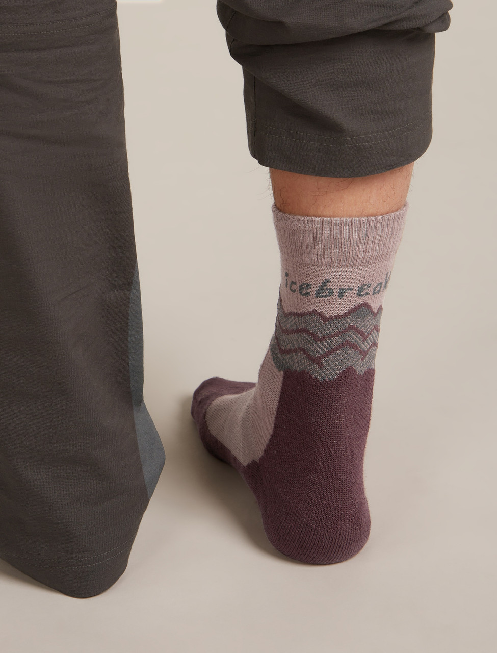 icebreaker Hike+ Medium Crew Across the Peaks Socks - Men's
