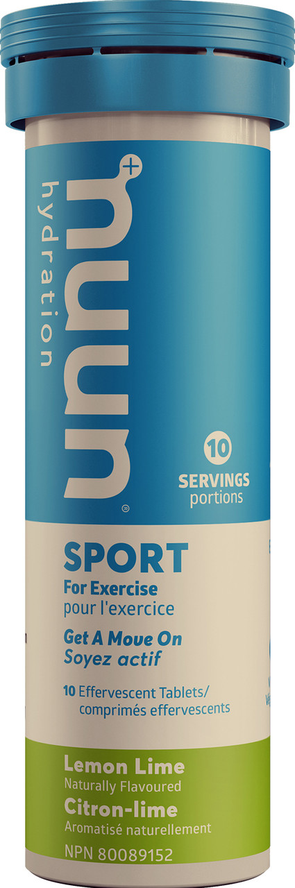 Nuun Sport Electrolyte Replacement Tablets Lemon Lime