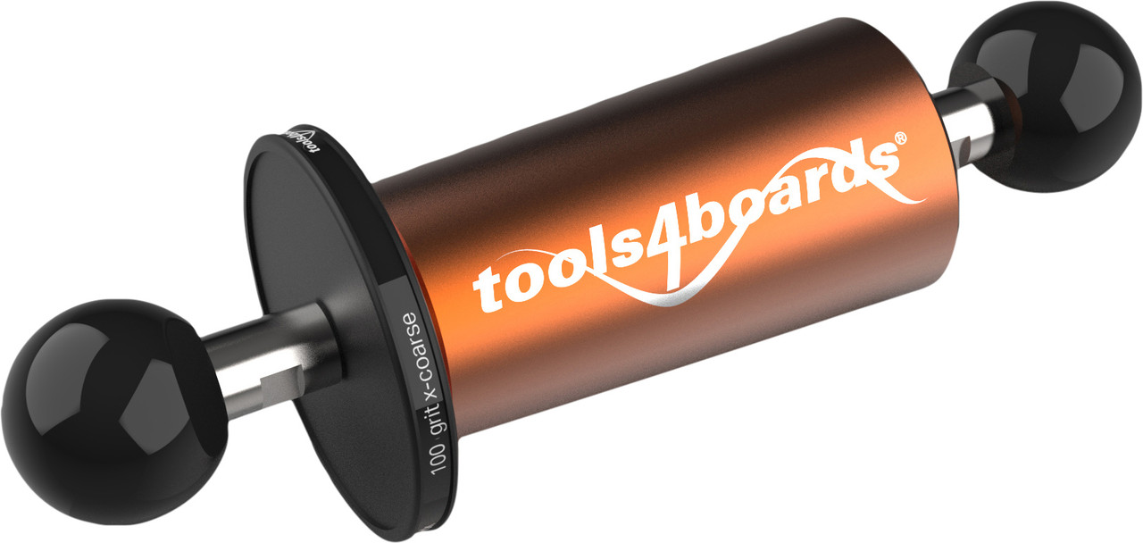 Tools4Boards Rolling Pin 2 Degrees + Puck RP KGS Swiss Diamond 400 Grit