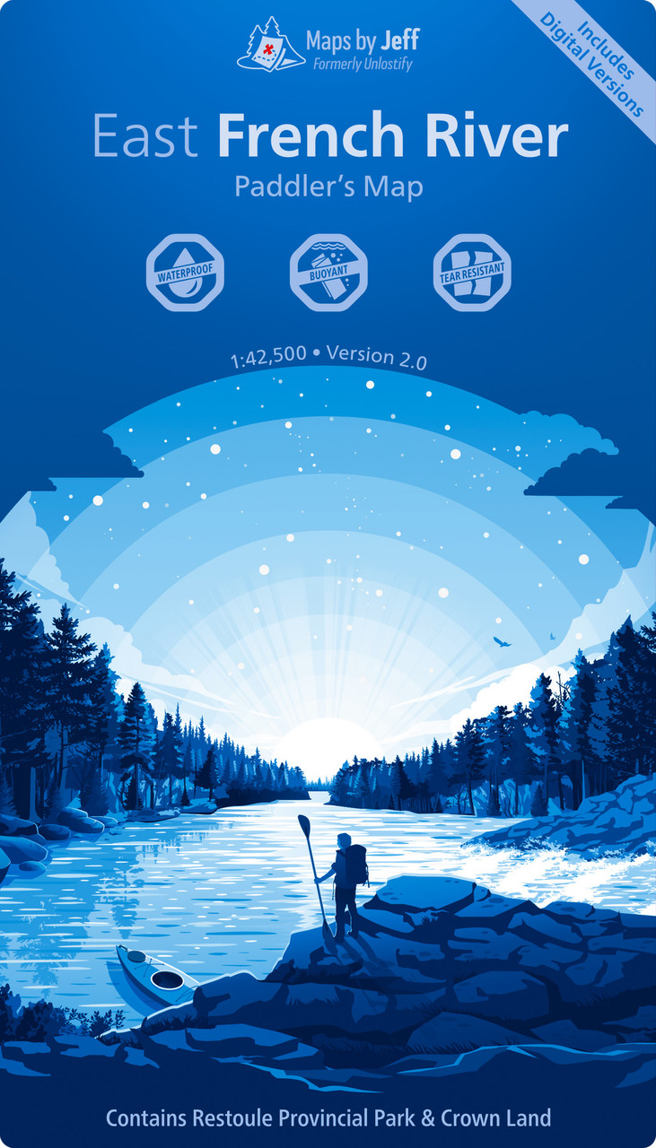 Jeff's Map East French River Padder's Map