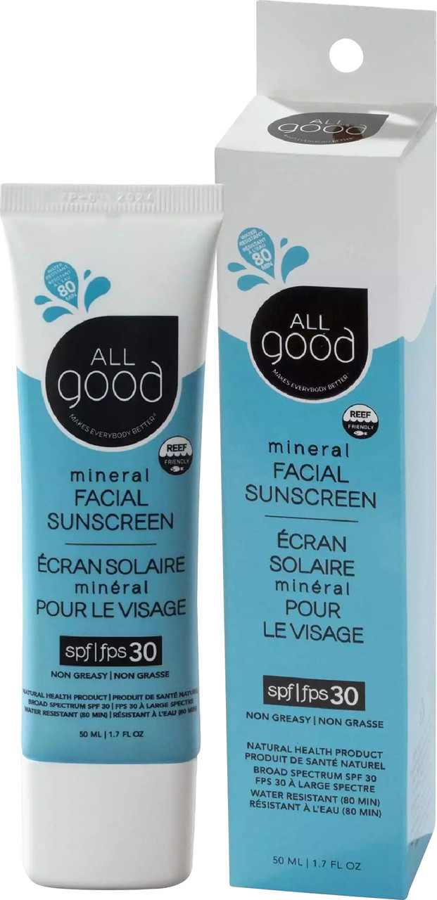 All Good SPF 30 Mineral Facial Sunscreen Lotion 50ml