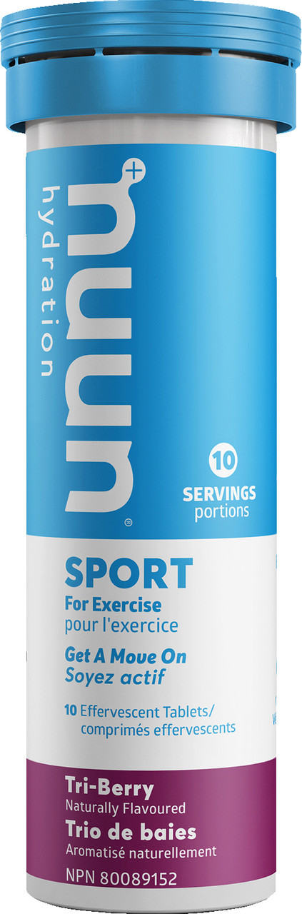 Nuun Sport Electrolyte Replacement Tablets Tri Berry