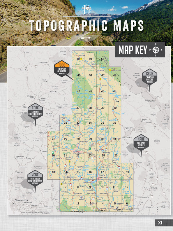 Backroad Mapbooks Thompson Okanagan BC