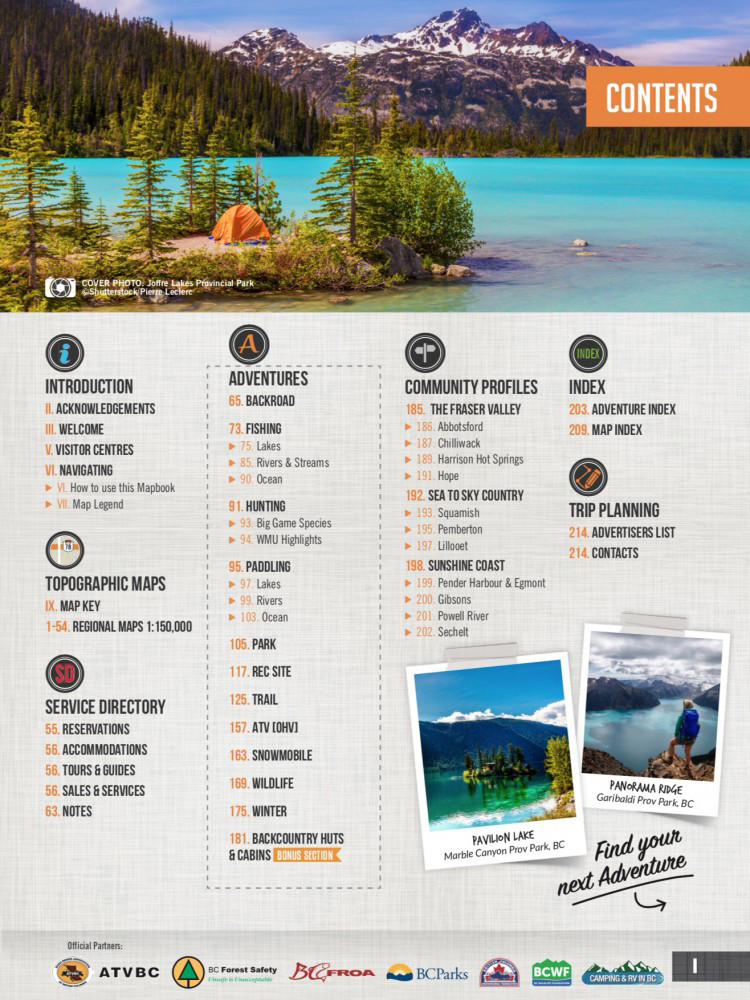 Backroad Mapbooks Vancouver, Coast & Mountains BC