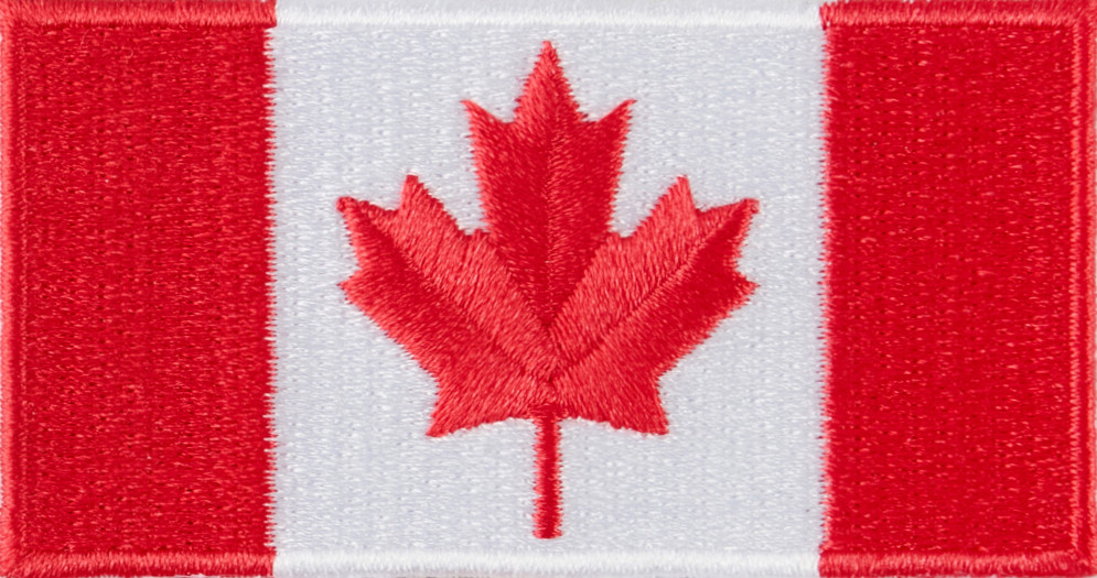 MEC Iron on Patch Canada Flag