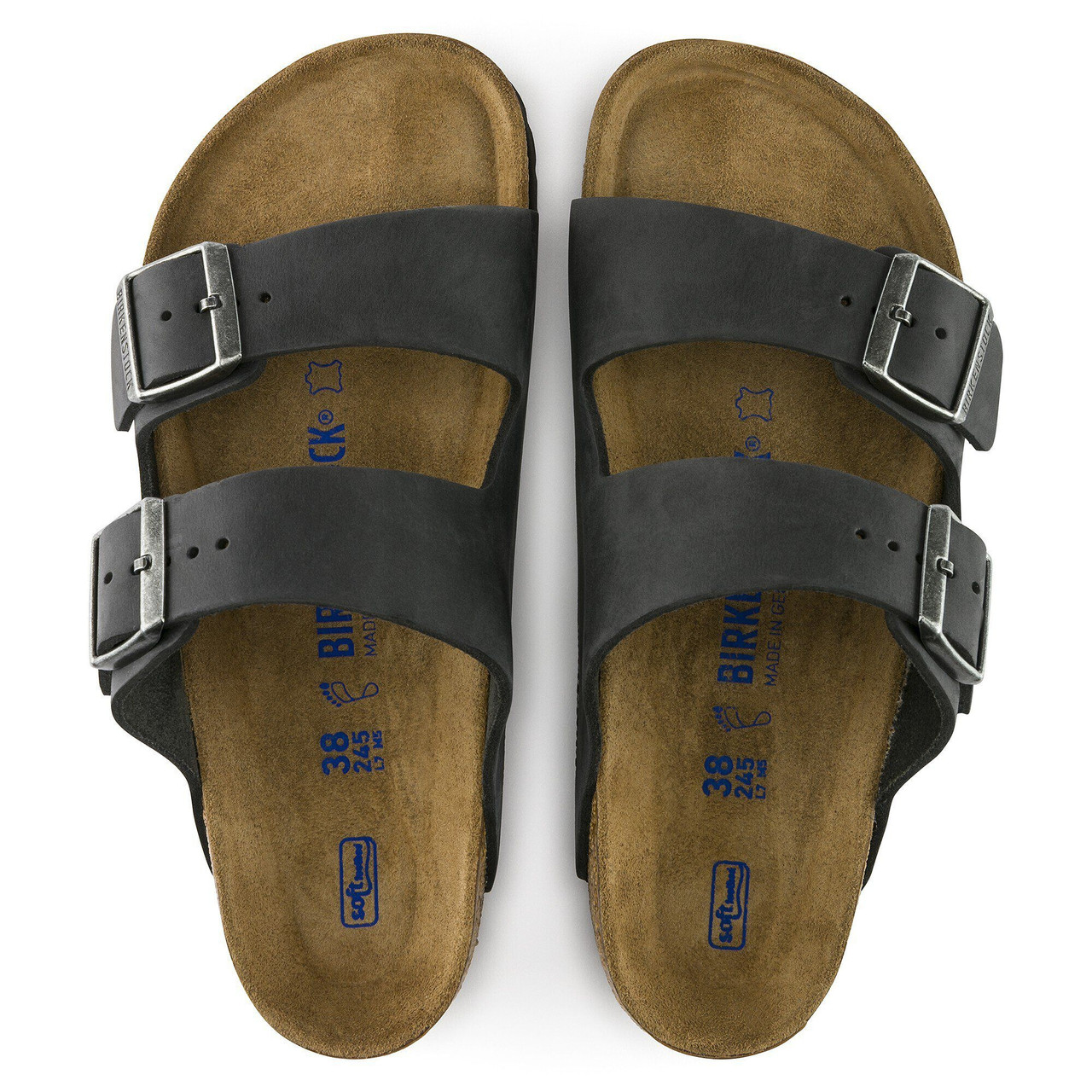 Birkenstock Arizona Leather Soft Footbed Sandals - Unisex