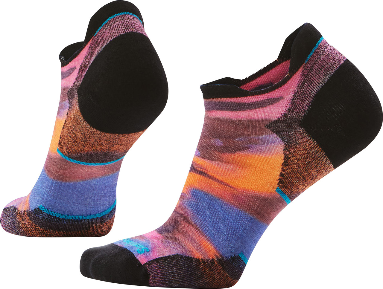 Smartwool Run Targeted Cushion Brushed Print Low Ankle Socks - Women's