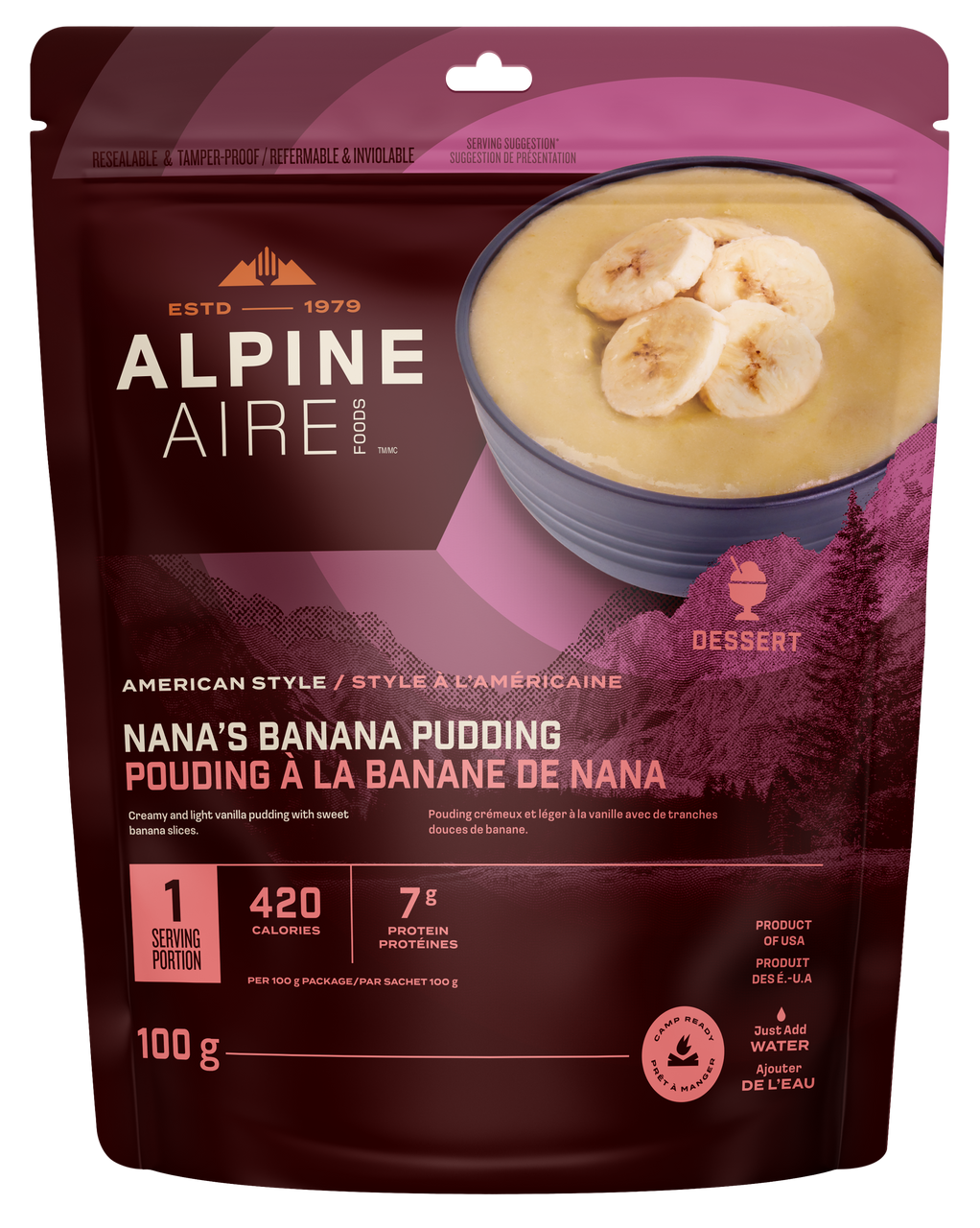 AlpineAire Nana's Banana Pudding