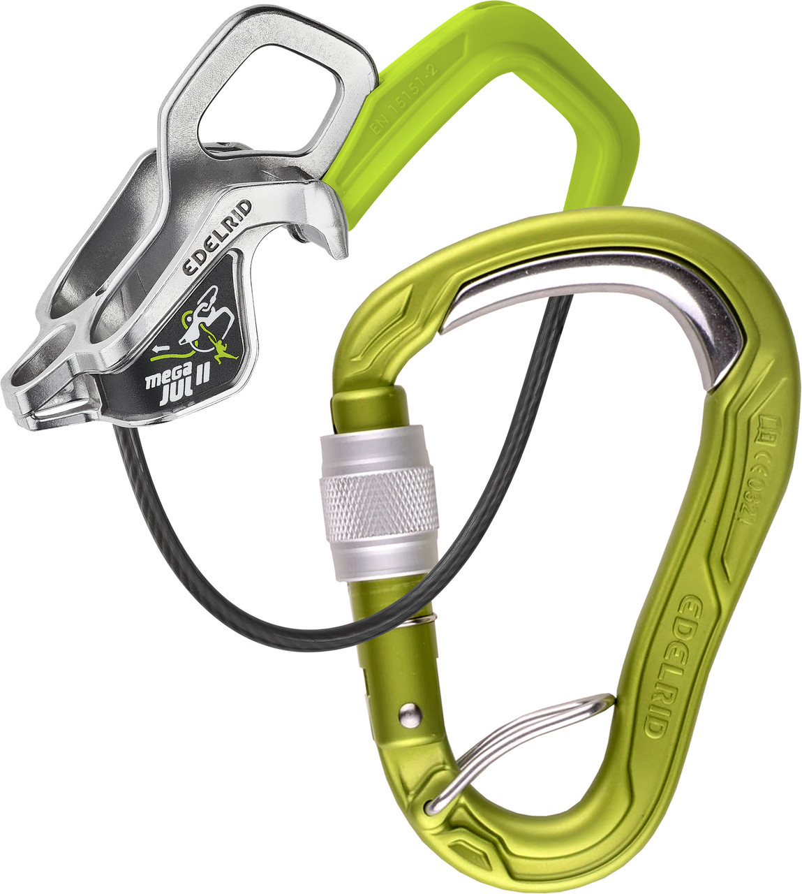 Edelrid MegaJul II + HMS Bulletproof Screw FG Belay Kit