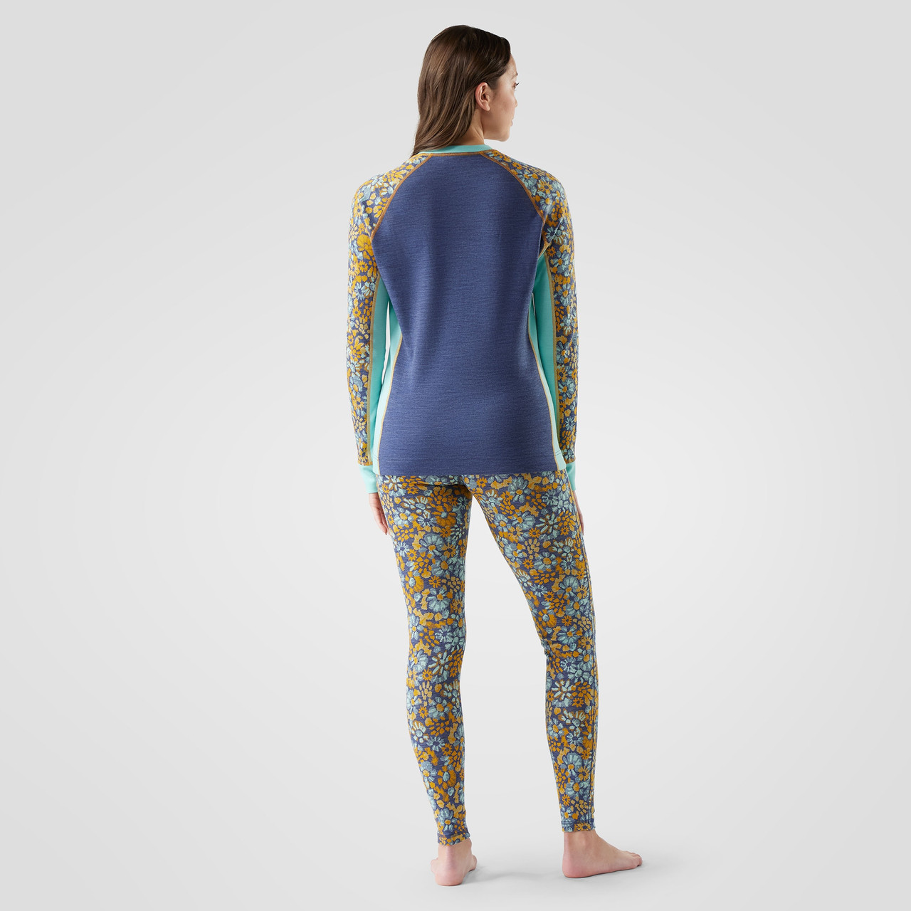 Smartwool Classic Thermal Merino Base Layer Colorblock Crew - Women's