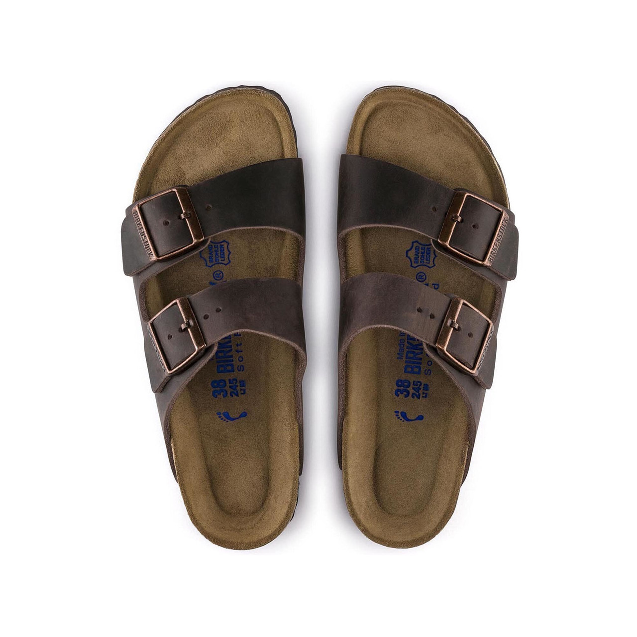 Birkenstock Arizona Leather Soft Footbed Sandals - Unisex