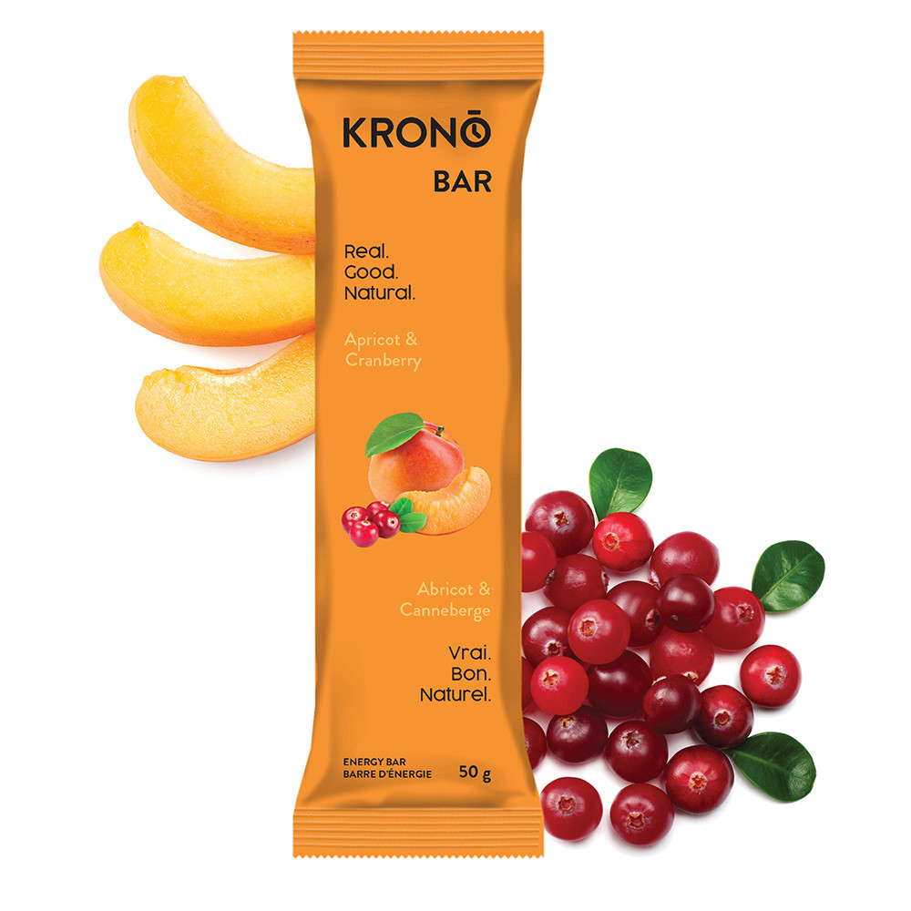 Krono Nutrition Apricot Cranberry Energy Bar