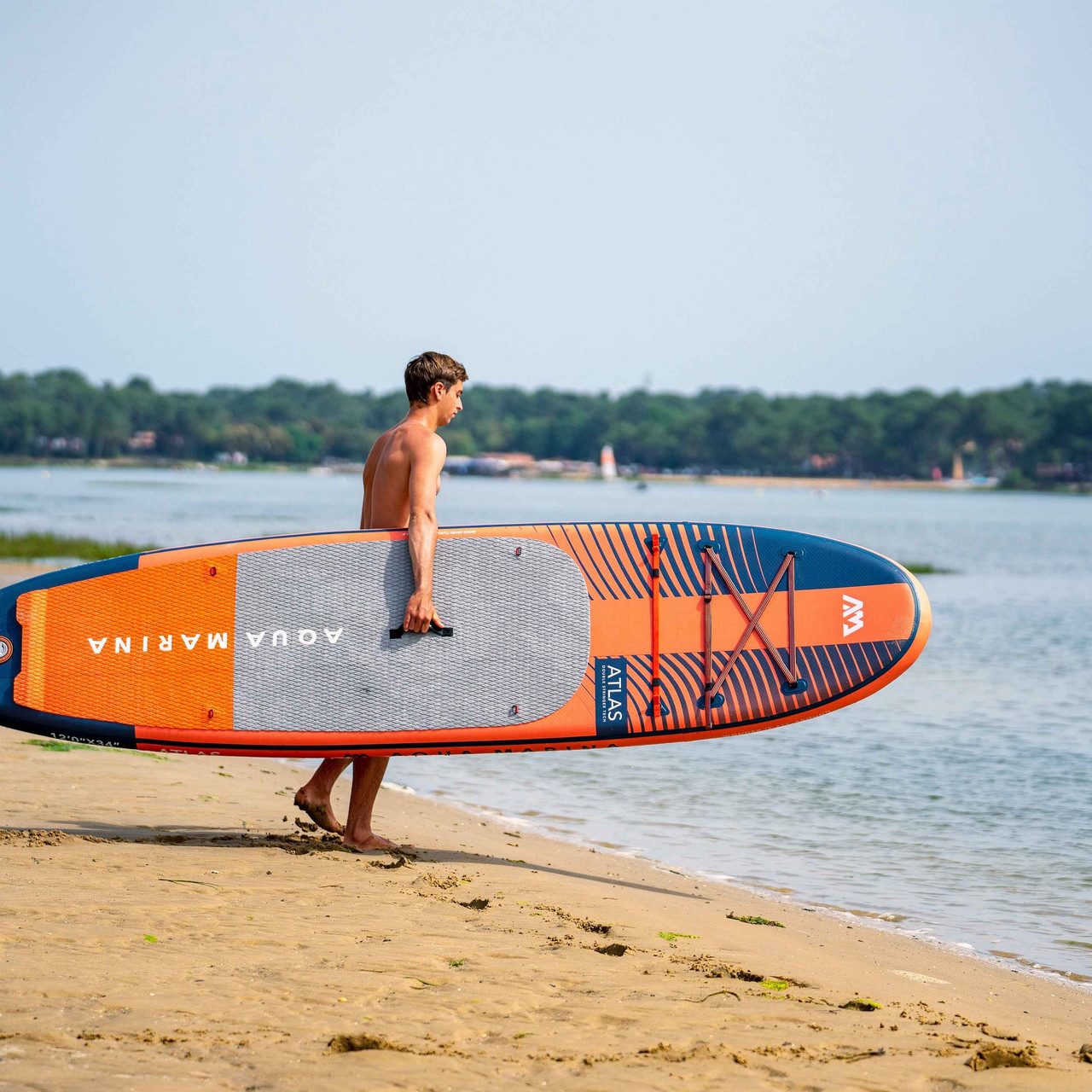 Aqua Marina Atlas 12'0" Advanced All-Around Inflatable SUP Package - Unisex