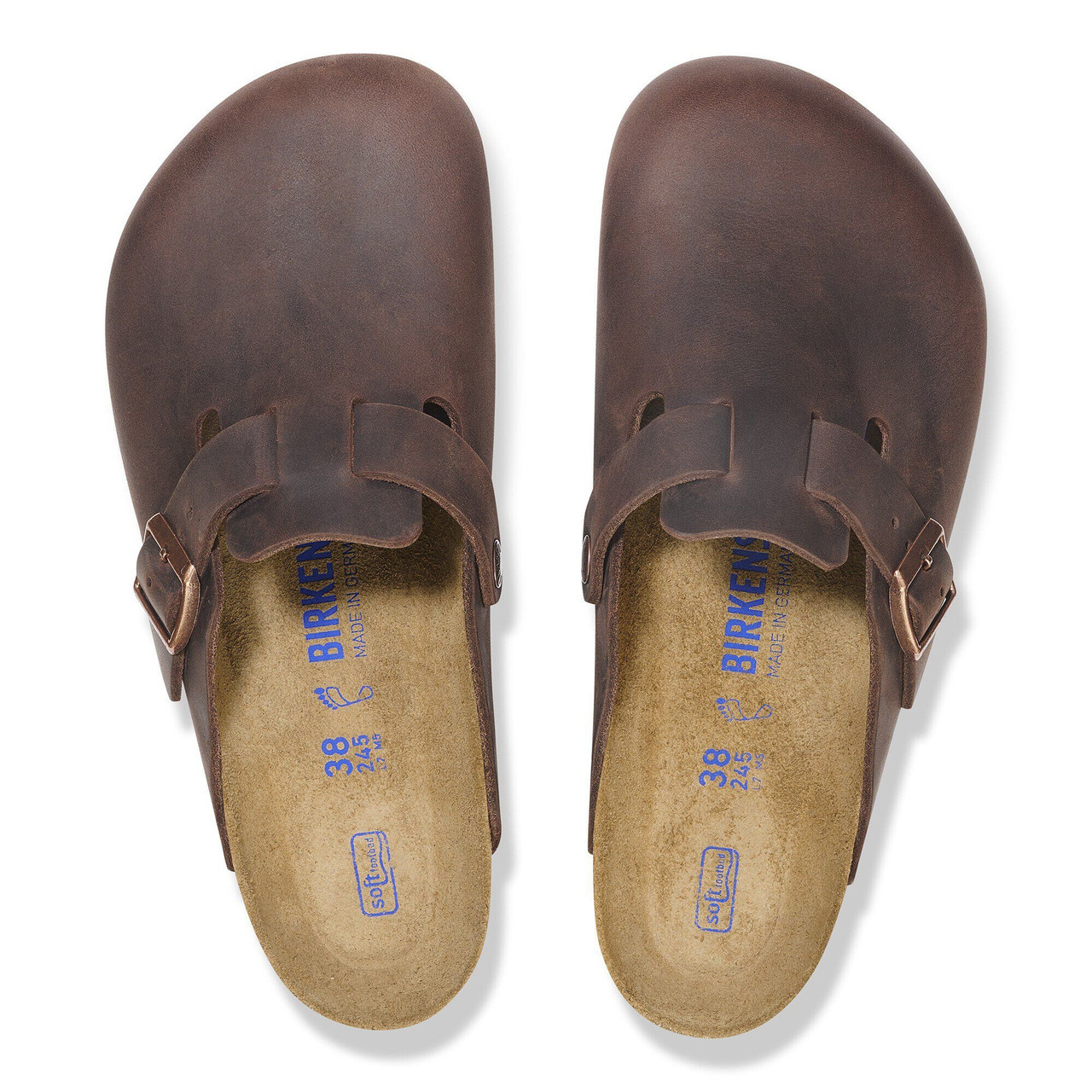 Birkenstock Boston Oiled Leather Soft Footbed Clogs - Unisex