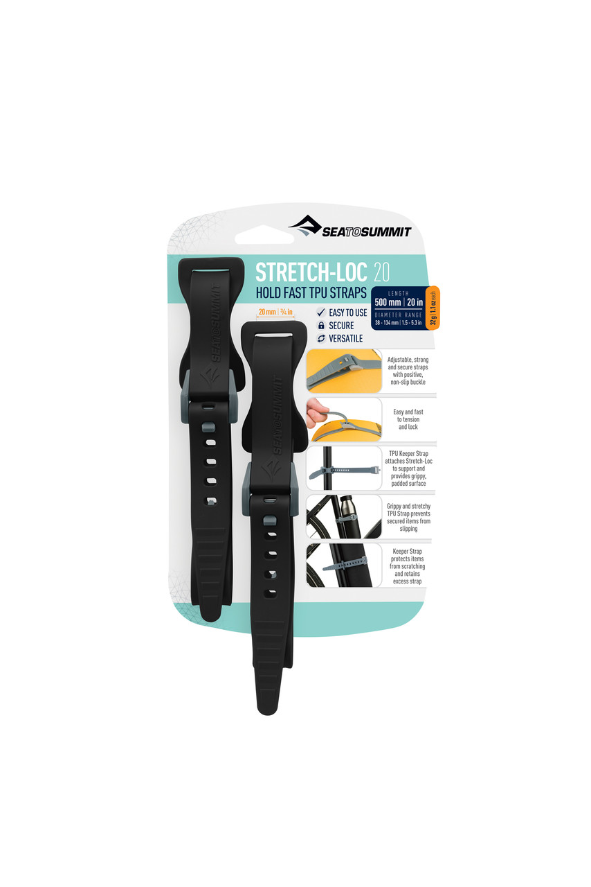 Sea To Summit Stretch-Loc TPU Straps 20 - 2 Pack