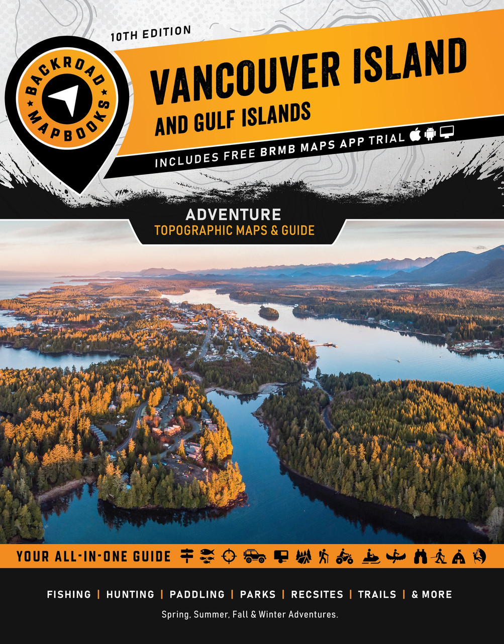 Backroad Mapbooks Vancouver Island BC, Victoria and Gulf Islands