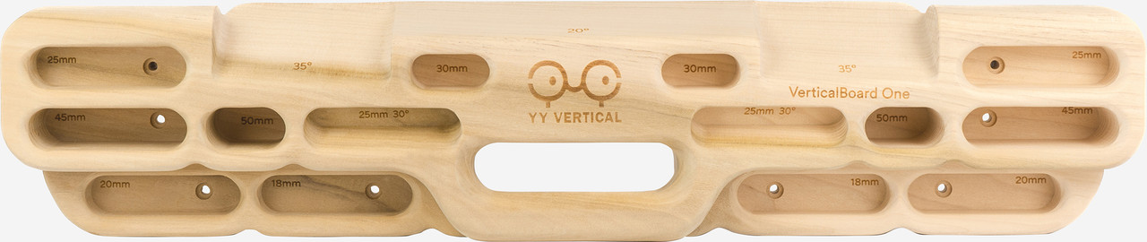 YY Vertical Vertical Board One Wood Hangboard