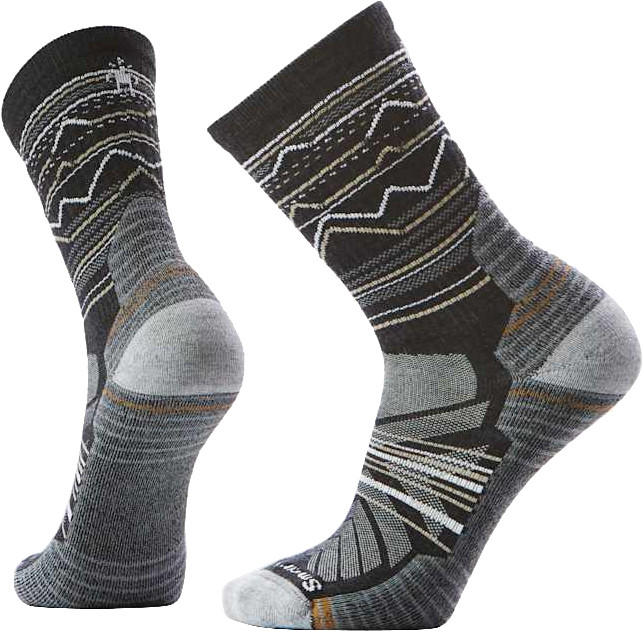 Smartwool Performance Light Cushion Mountain Range Pattern Crew Socks - Unisex