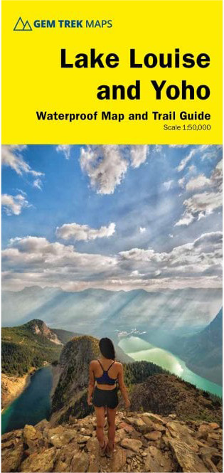 Gem Trek Publishing Lake Louise  & Yoho Map 11th edition