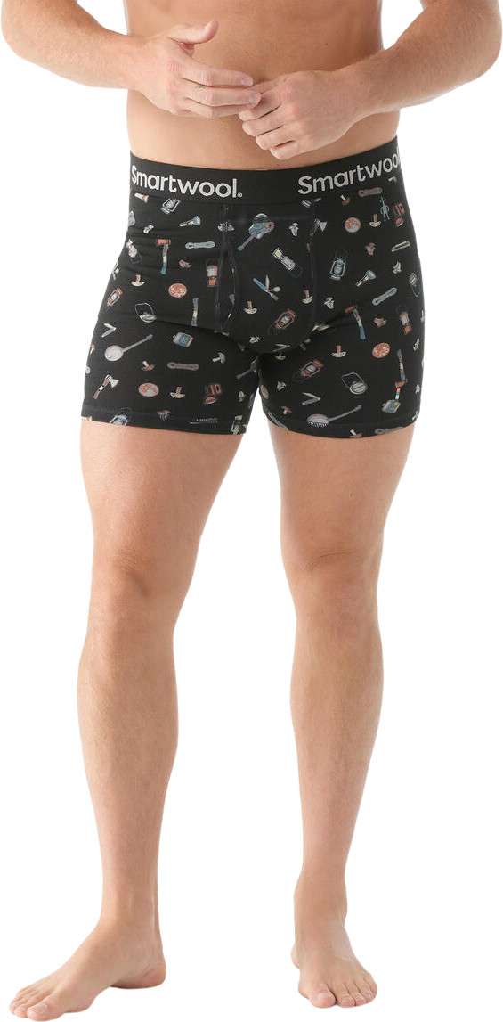 Smartwool Merino Print Boxer Brief Boxed - Men's