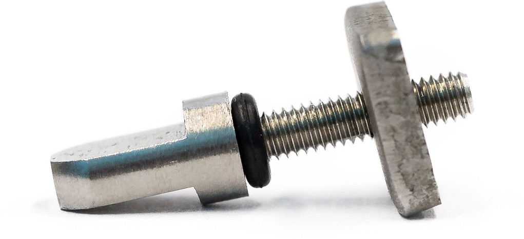 Level Six Tool Free Fin Screw and Plates