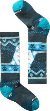 Smartwool Wintersport Full Cushion Polar Bear Pattern OTC Socks - Children to Youths