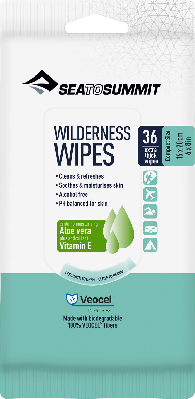 Sea To Summit Wilderness Wipes - 36 Pack