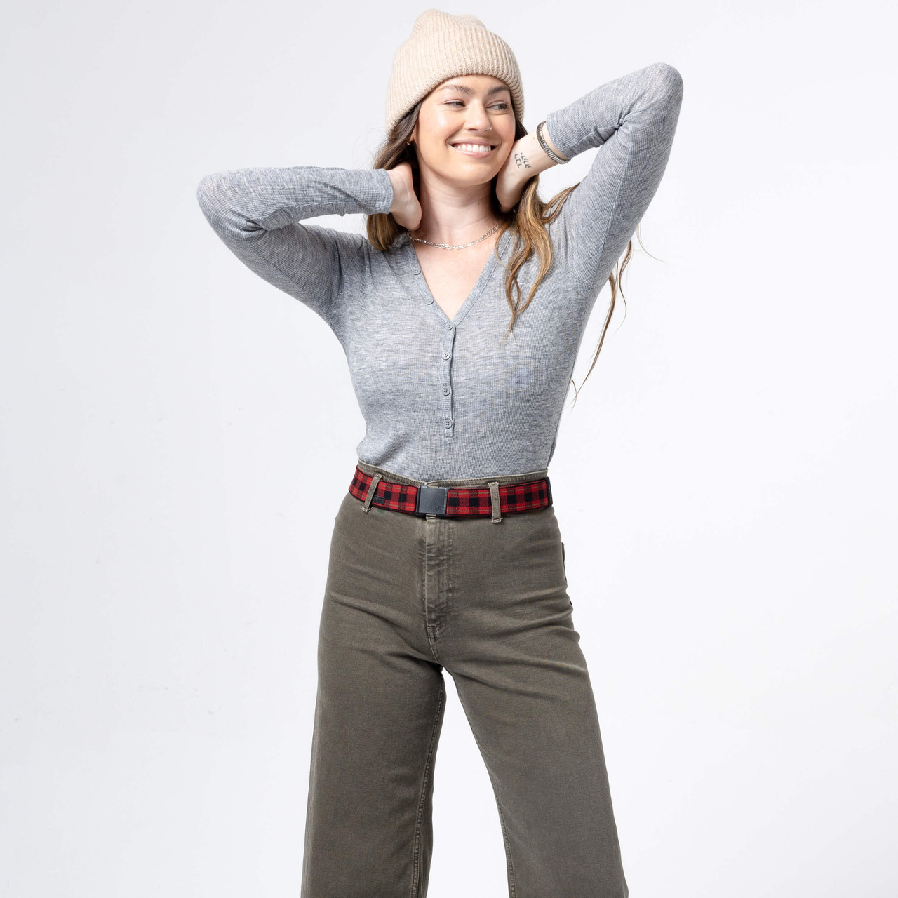 Arcade Plaid Belt - Unisex