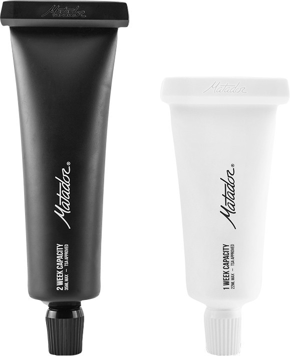 Matador Refillable ToothPaste Tubes (2-Pack)