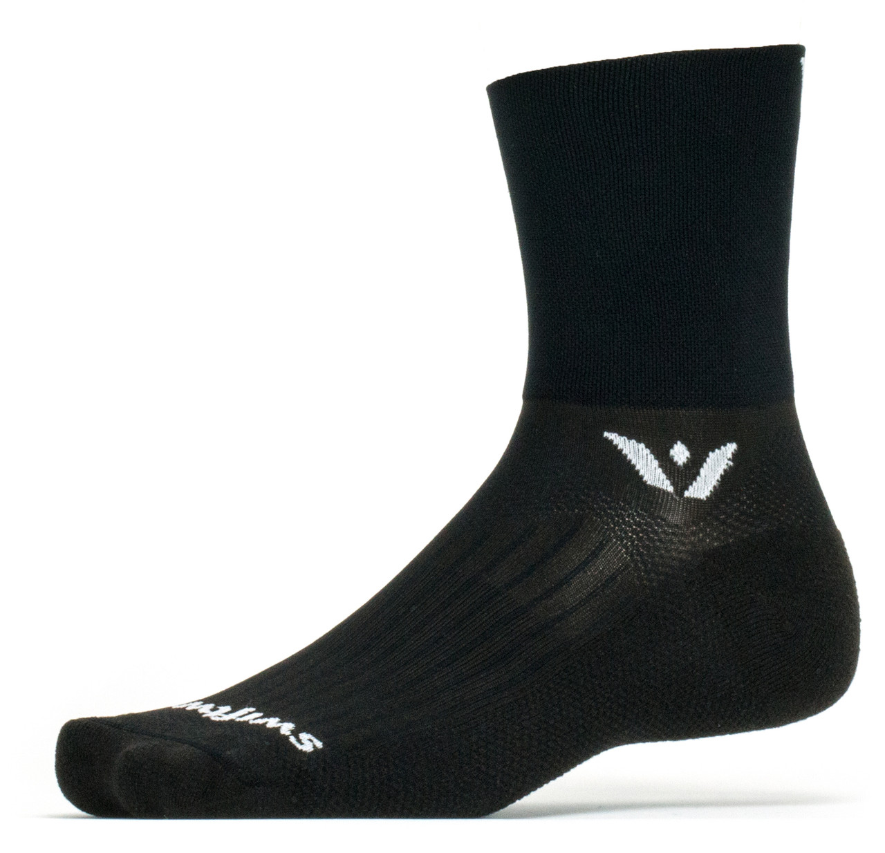 Swiftwick Aspire Quarter Crew High Running Socks - Unisex