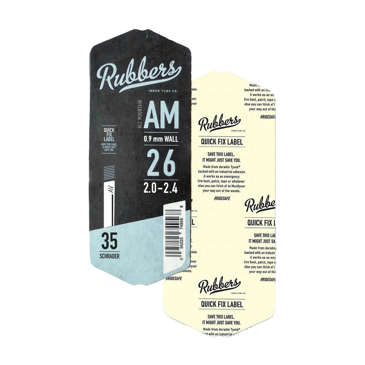 Rubbers 26 x 2.0-2.4in. Tube (35mm Schrader Valve)