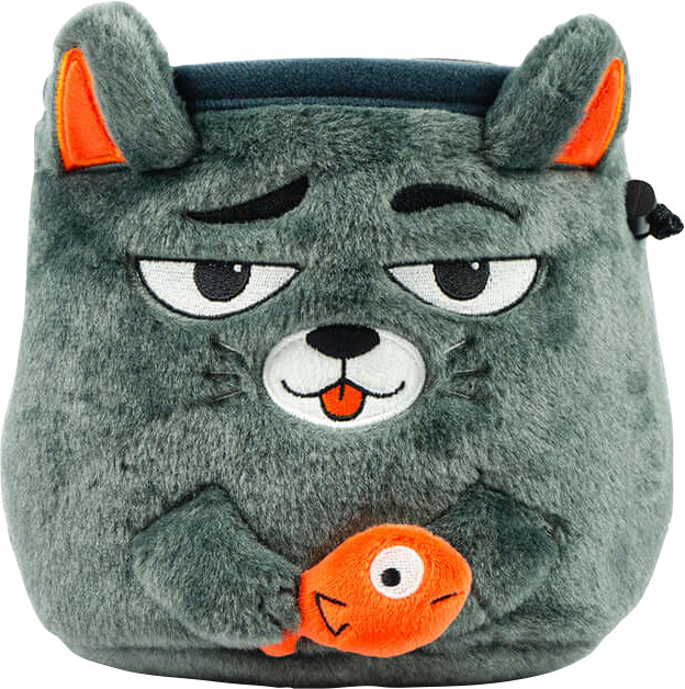 YY Vertical Grey Cat Chalk Bag