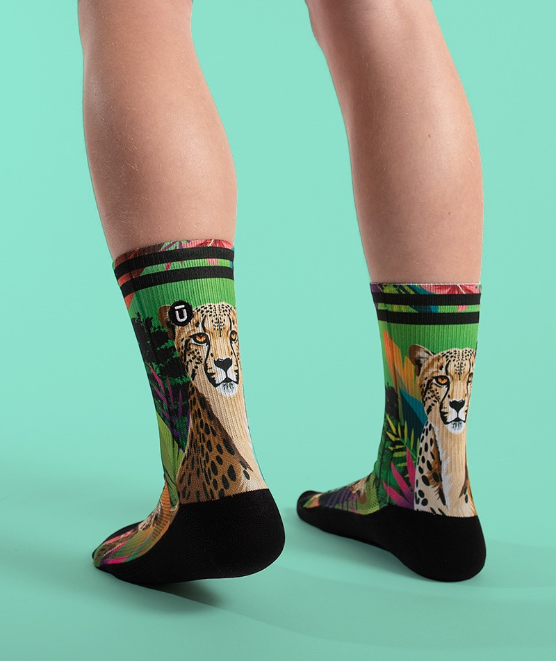 Outway Cheetah Youth Crew Sock - Youths