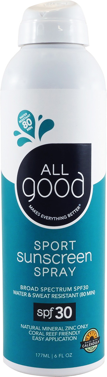 All Good SPF 30 Mineral Sport Sunscreen Spray 177ml