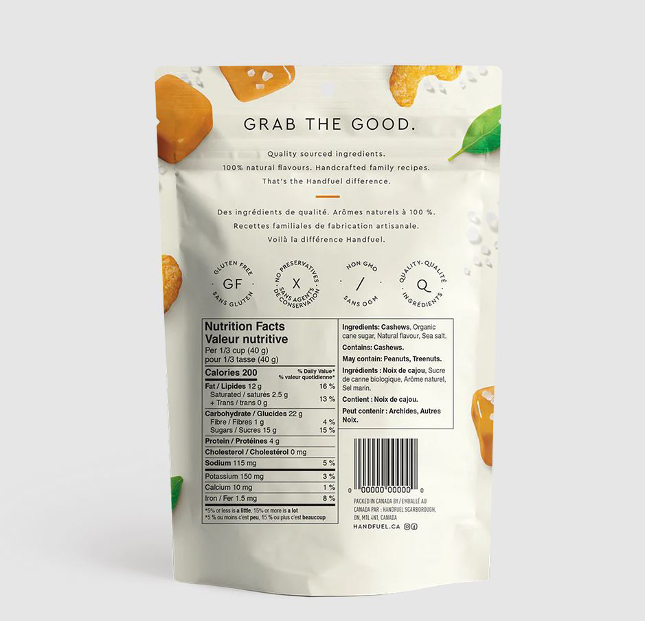 Handfuel Salted Caramel Cashews