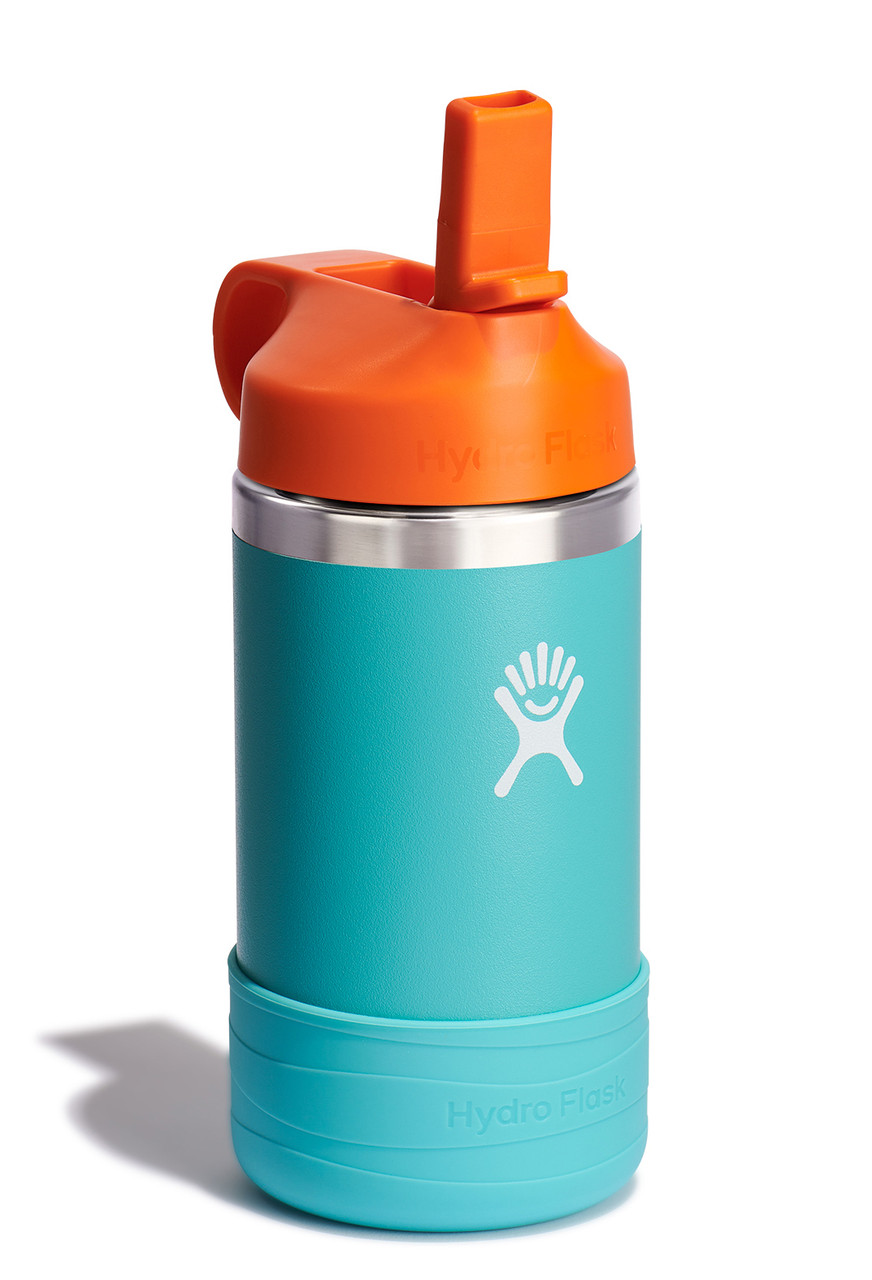 Hydro Flask Wide Mouth Straw Lid and Boot Bottle 355ml - Children to Youths
