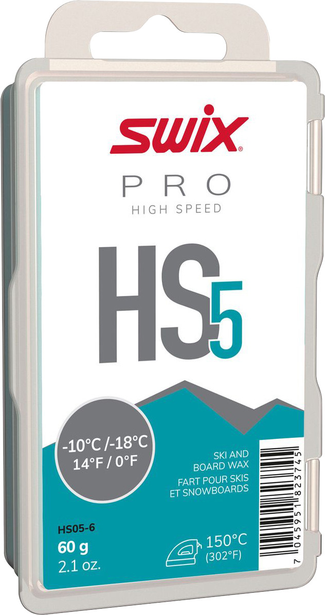 Swix HS5  Glide Wax (-18C to -10C) 60G