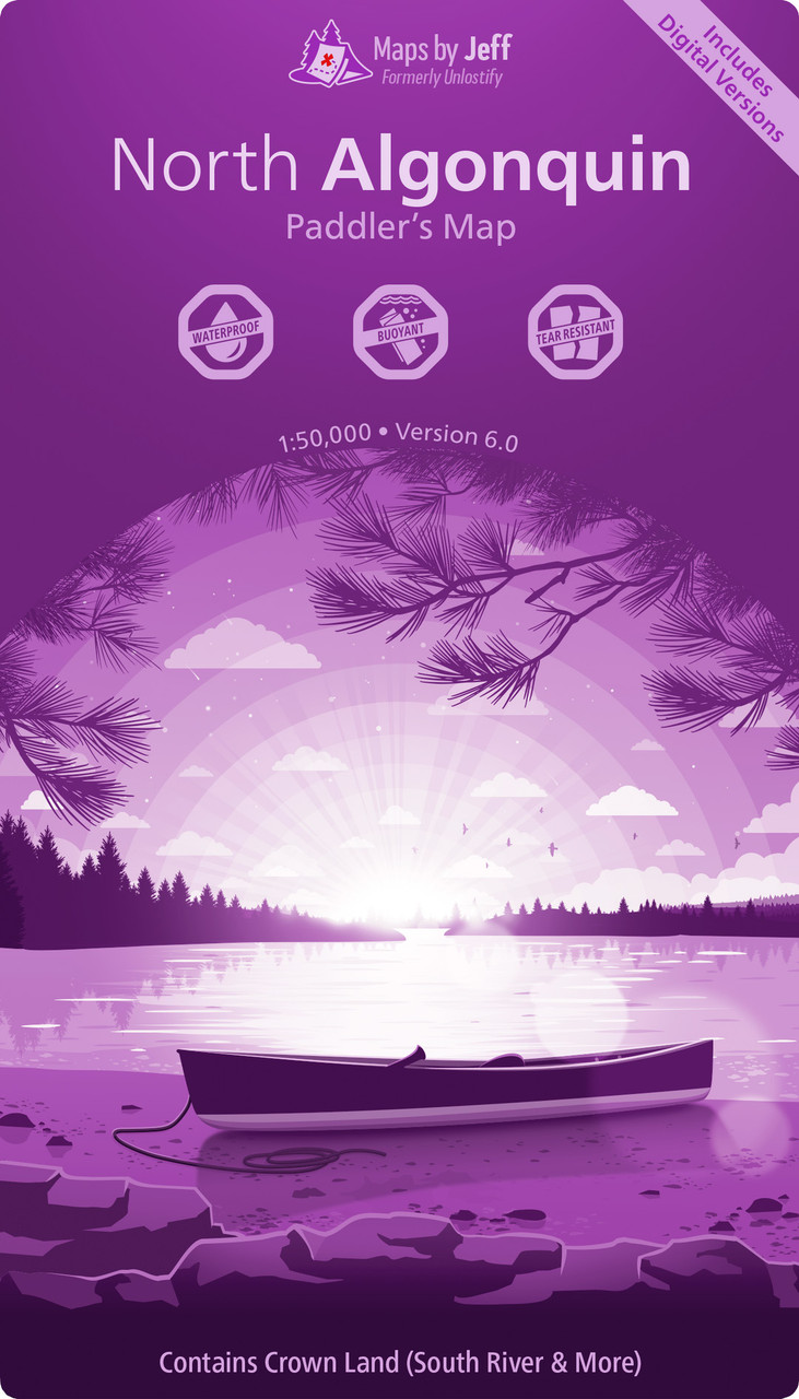 Jeff's Map North Algonquin Paddler's Map