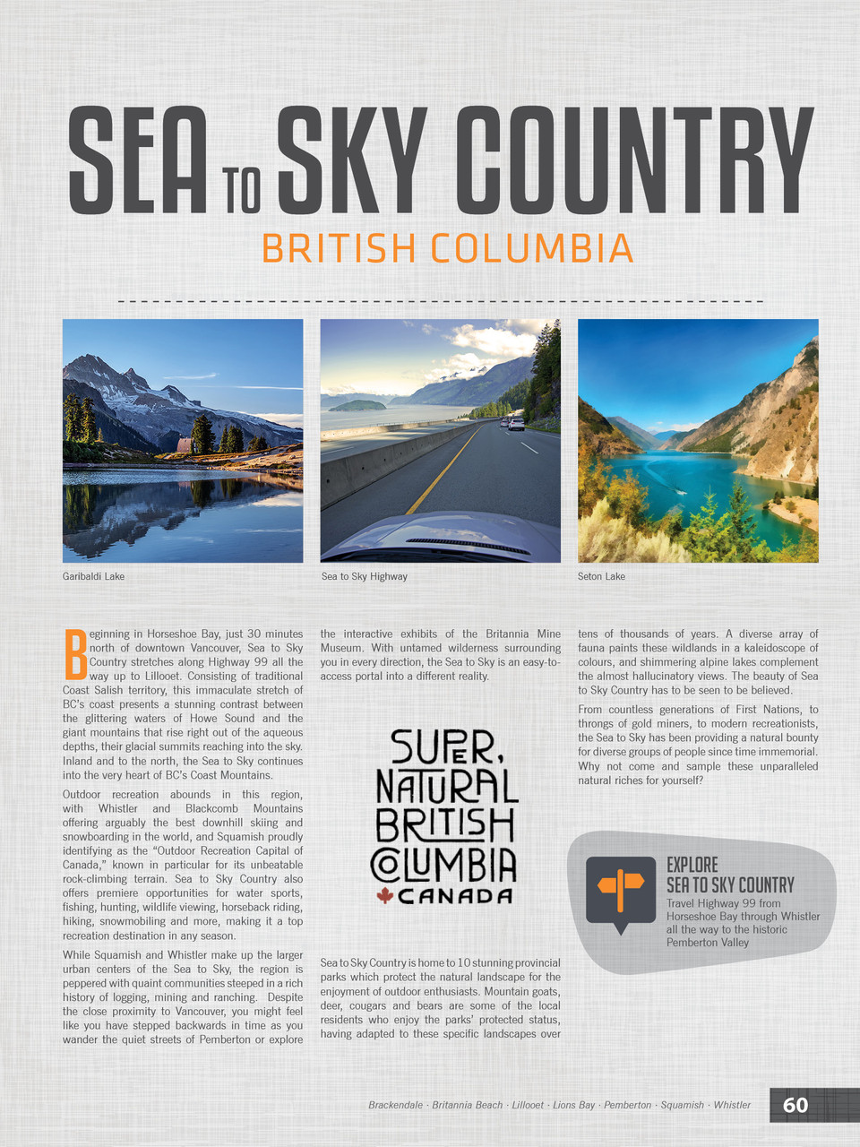 Backroad Mapbooks Vancouver, Coast & Mountains BC