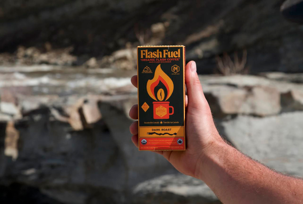 Canadian Heritage Roasting Co. Flash Fuel Organic Instant Coffee Dark Roast