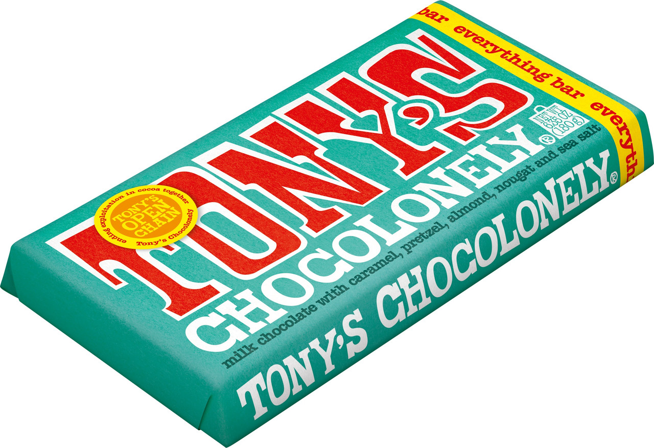 Tony's Chocolonely Milk Chocolate Everything Bar