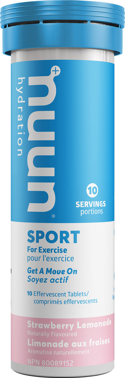 Nuun Electrolyte Replacement Tablets Strawberry Lemon