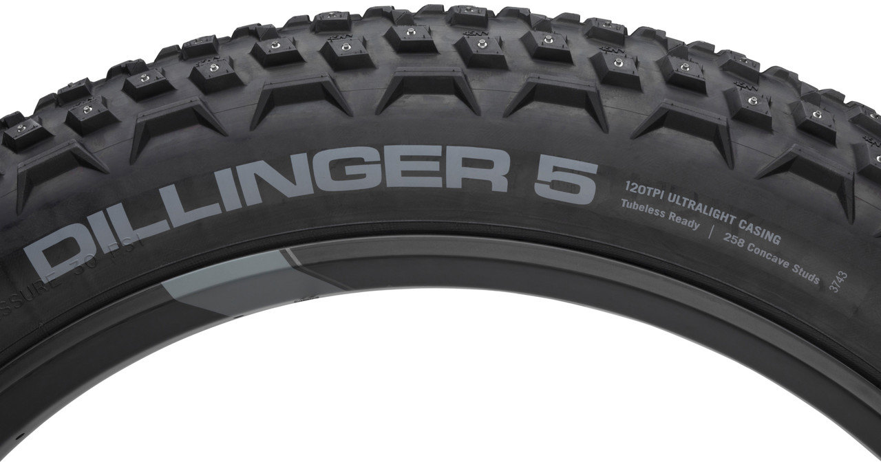 45NRTH Dillinger 5 26 x 4.6in Studded Folding Fat Tire