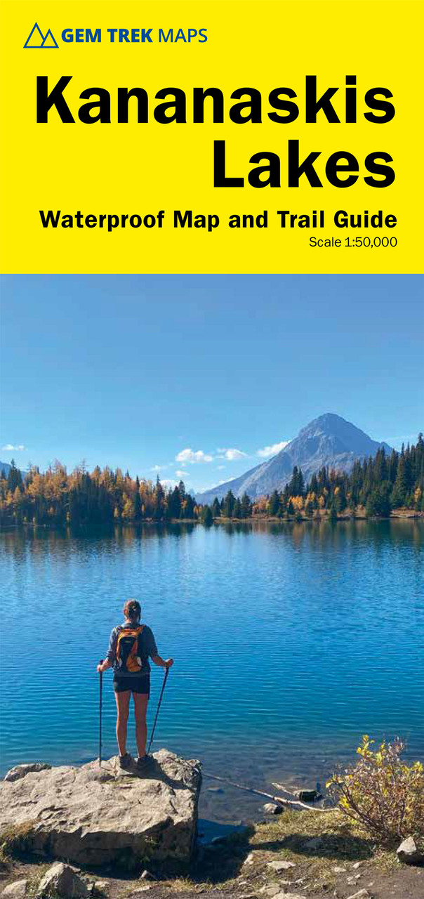 Gem Trek Publishing Kananaskis Lakes Map 8th Edition