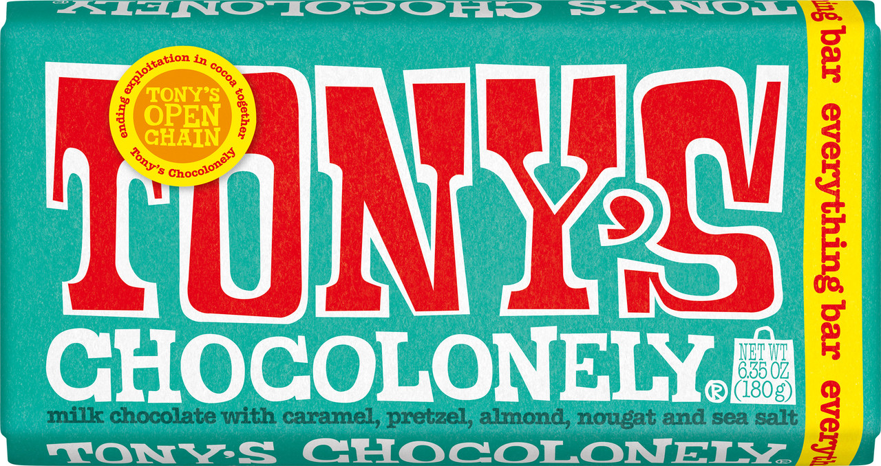 Tony's Chocolonely Milk Chocolate Everything Bar